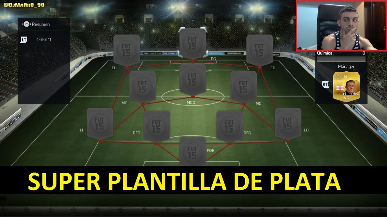 LA MEJOR PLANTILLA PLATA DE FIFA 15 | Ultimate Team | DjMaRiiO