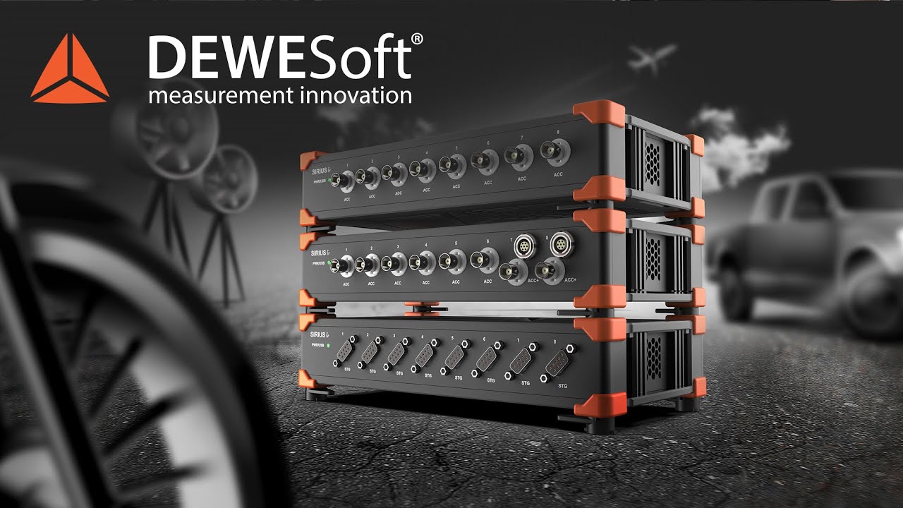 Order tracking analysis: Measure and analyze rotating machines with Dewesoft