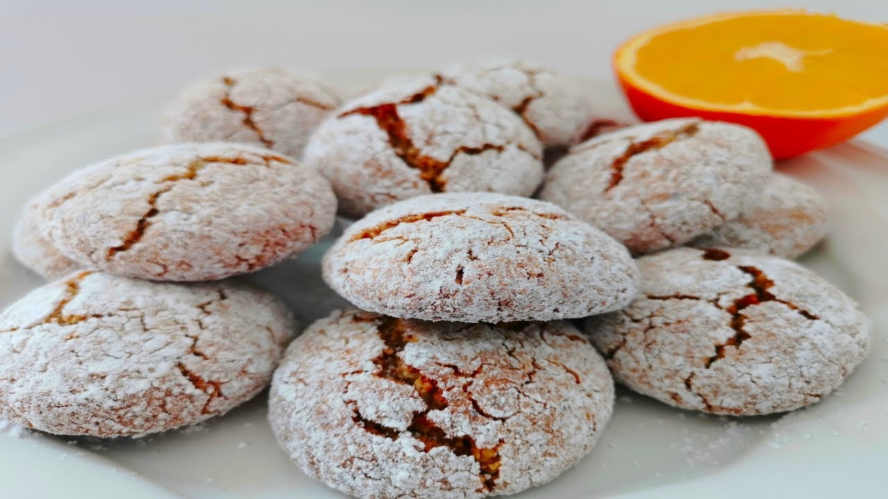 Миндальное и апельсиновое печенье.