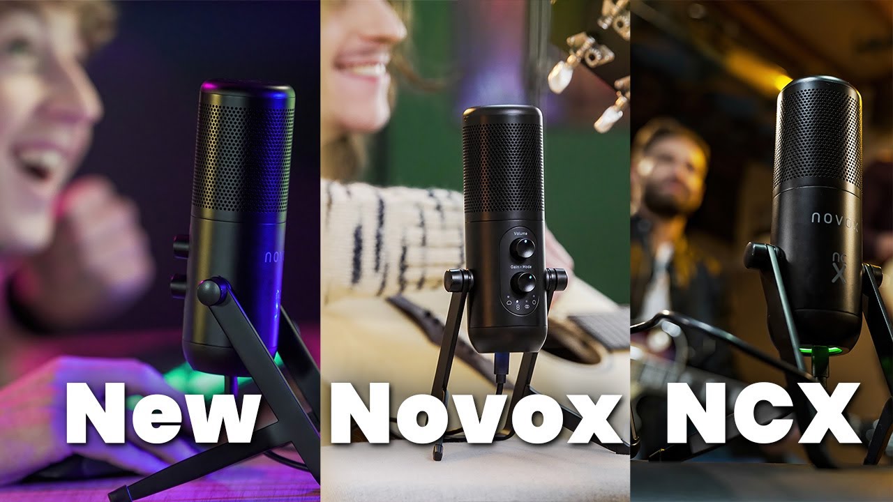 Novox Ncx - New USB Condenser Microphone for Home & Studio