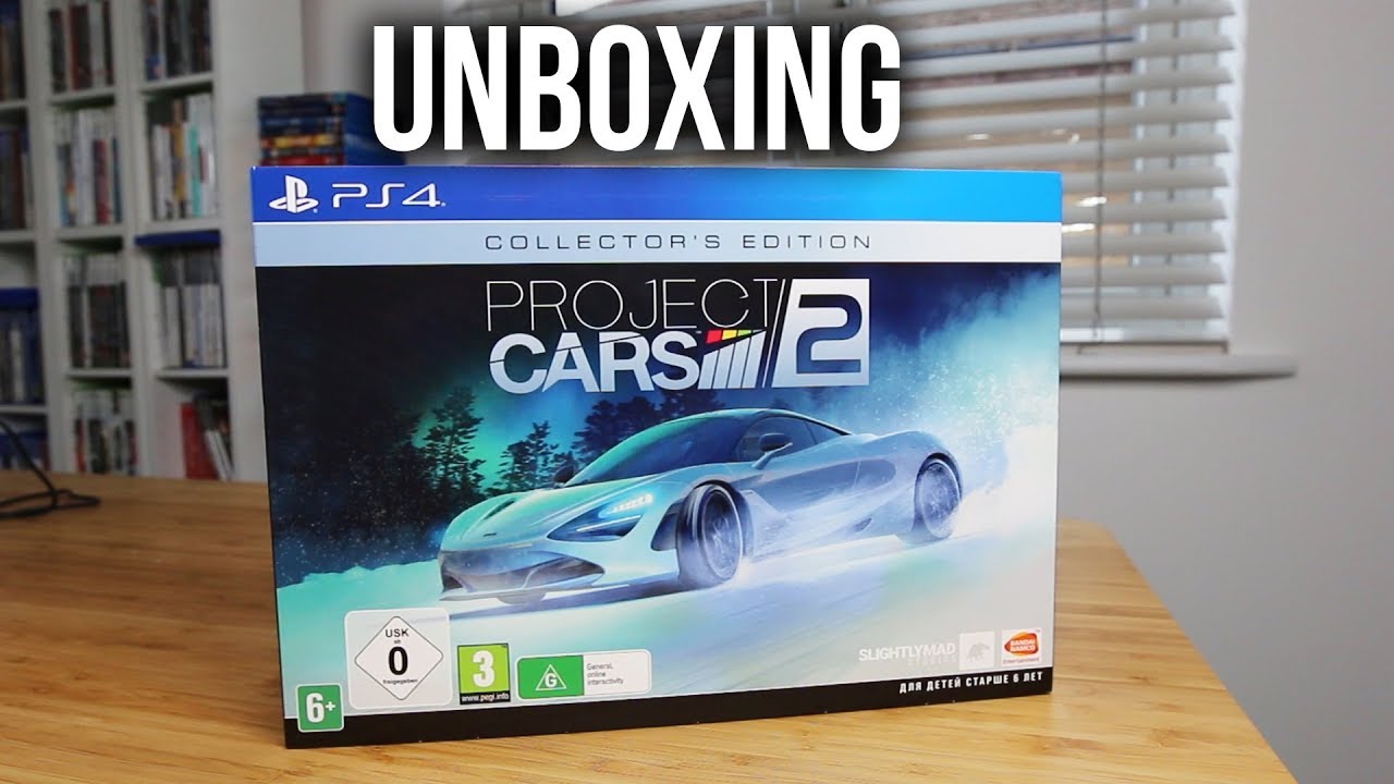 Распаковка коллекционного издания Project Cars 2