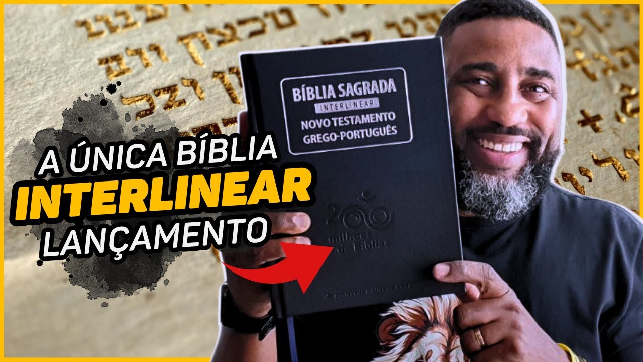 🔴Bíblia Sagrada INTERLINEAR SBB - Bíblia Grego e Hebraico | Flávio Sacramento