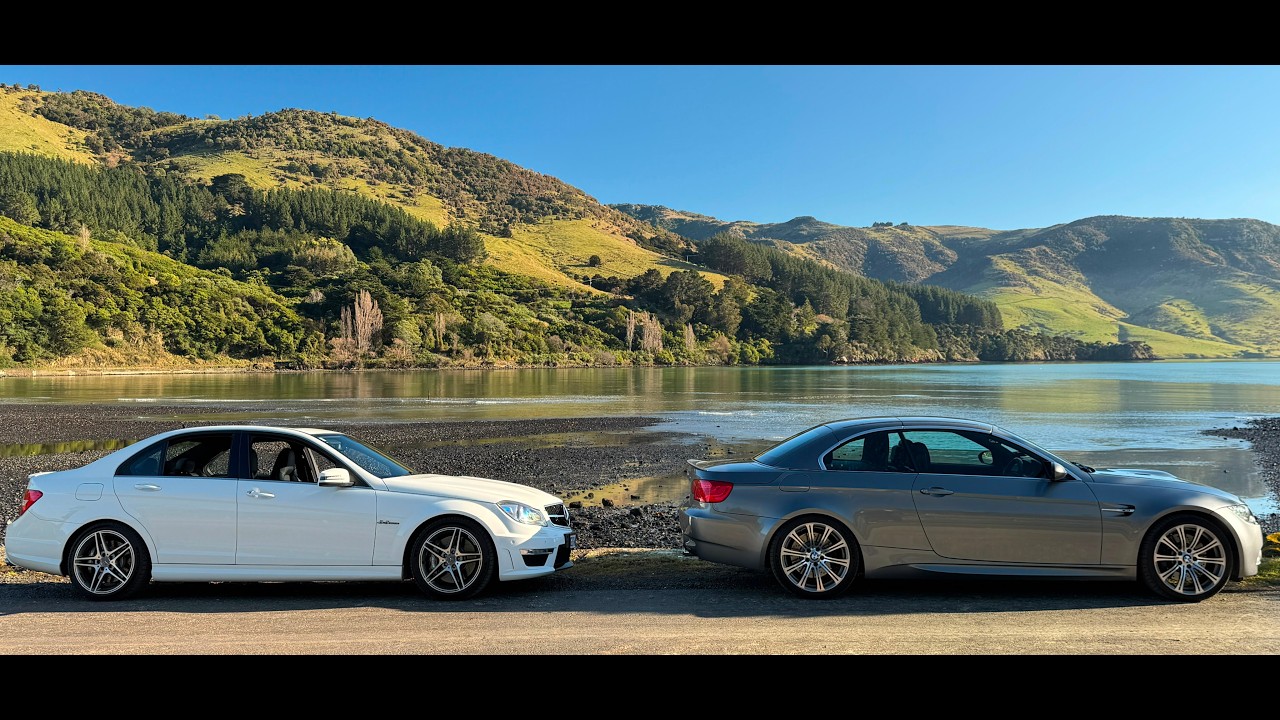 BMW M3 and AMG C63 V8 Scenic Drive in New Zealand - POV Therapy