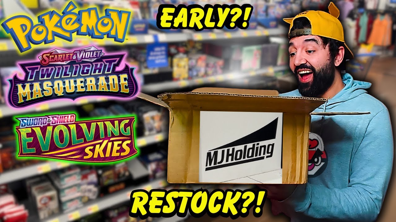 TWILIGHT MASQUERADE & EVOLVING SKIES Pokemon Card Hunting (EARLY Opening)