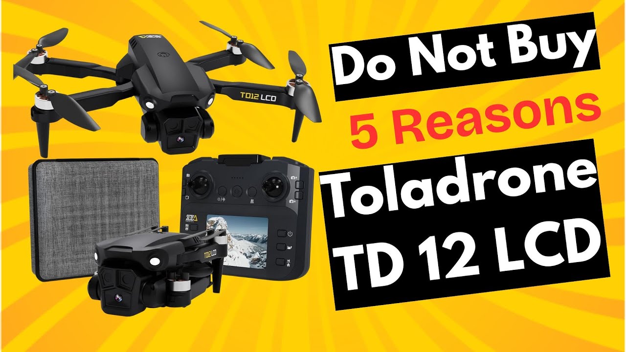 Do NOT Buy Before Watching! Toladrone TD 12 LCD Honest Review