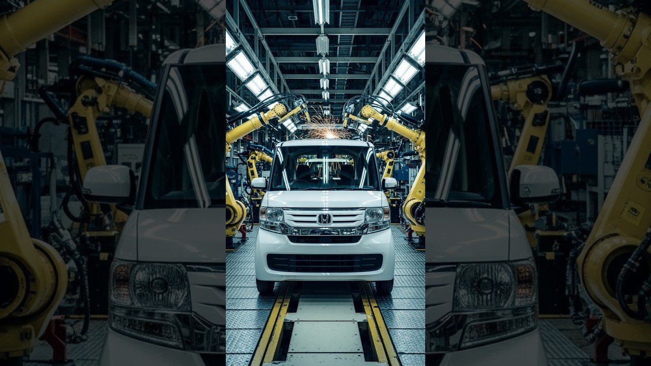 How Honda N-BOX Cars Are Made in Japan 🇯🇵 | Microcar Factory