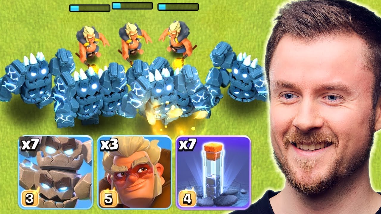 EINFACHSTE und BESTE Strategie auf Rathaus 18 - Meteor Golems mit Mass Totems