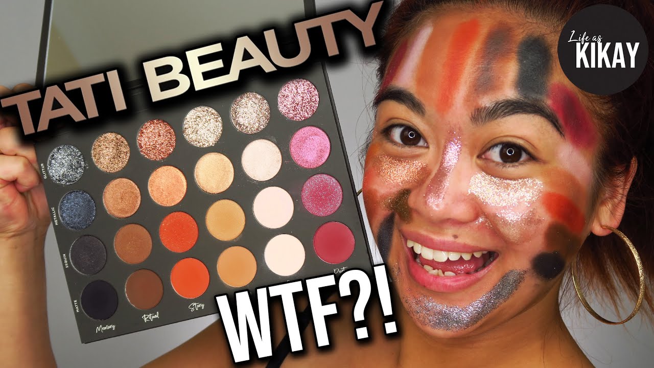 Tati Beauty Textured Naturals Palette Swatch Party and REVIEW! (it's a party when there's glitter!)