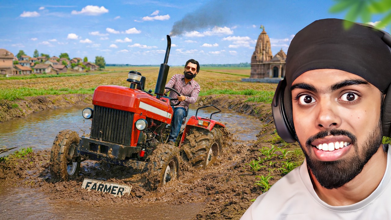 MY INDIAN TRACTOR GOT STUCK...