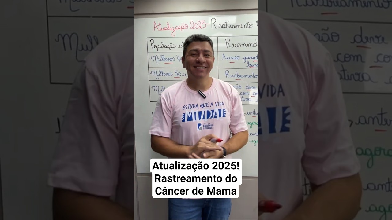 Atualiza&ccedil;&atilde;o do C&acirc;ncer de Mama | 🌸 Outubro Rosa 2025: Entenda as novas orienta&ccedil;&otilde;es.