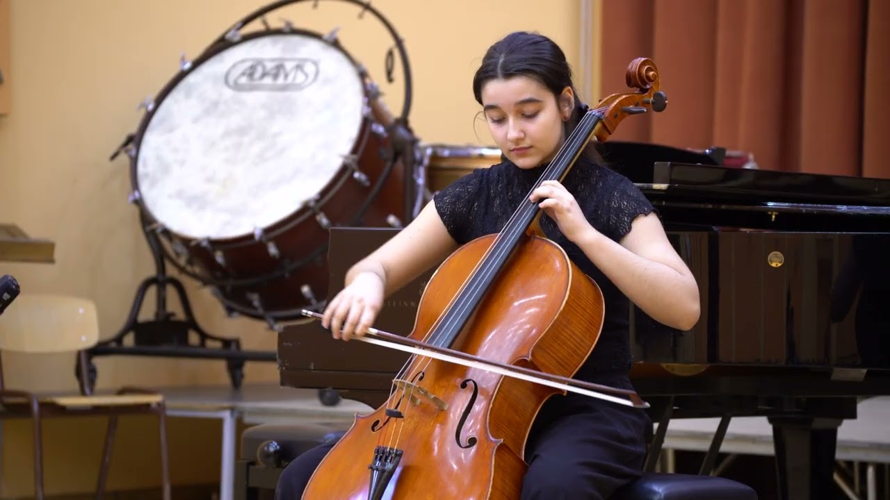 J. S. Bach – Cello Suite No. 2 in D minor, Prelude (BWV 1008), performed by Sibila Petrova