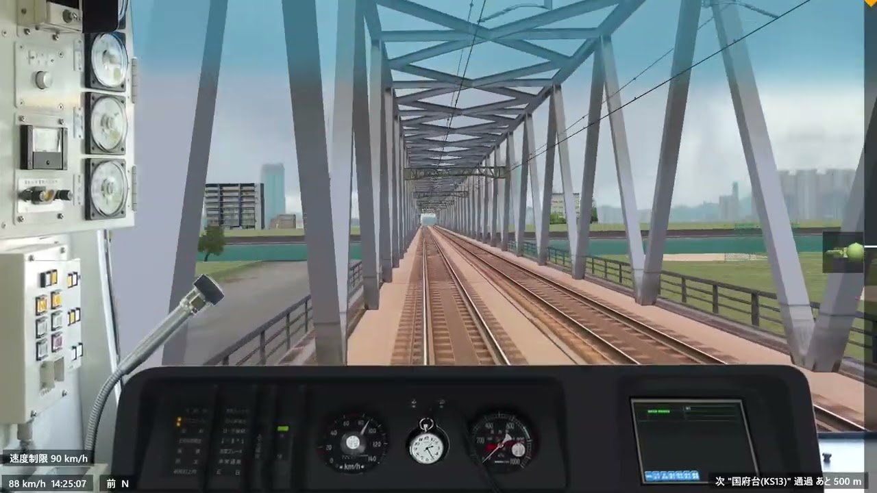 [BVE5]京成本線　快速　高砂～東中山間　京急新1000形　ステンレス車
