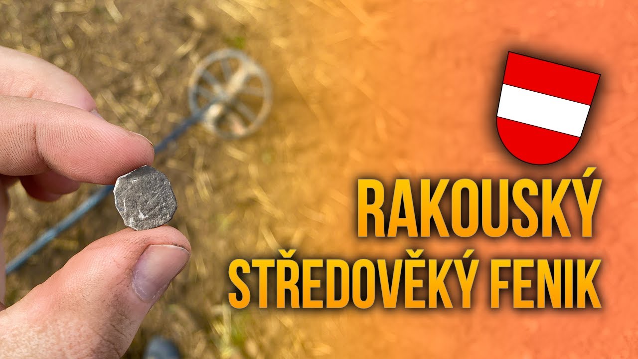 Středověký stříbrňák rakouského vévody z uvláčeného pole