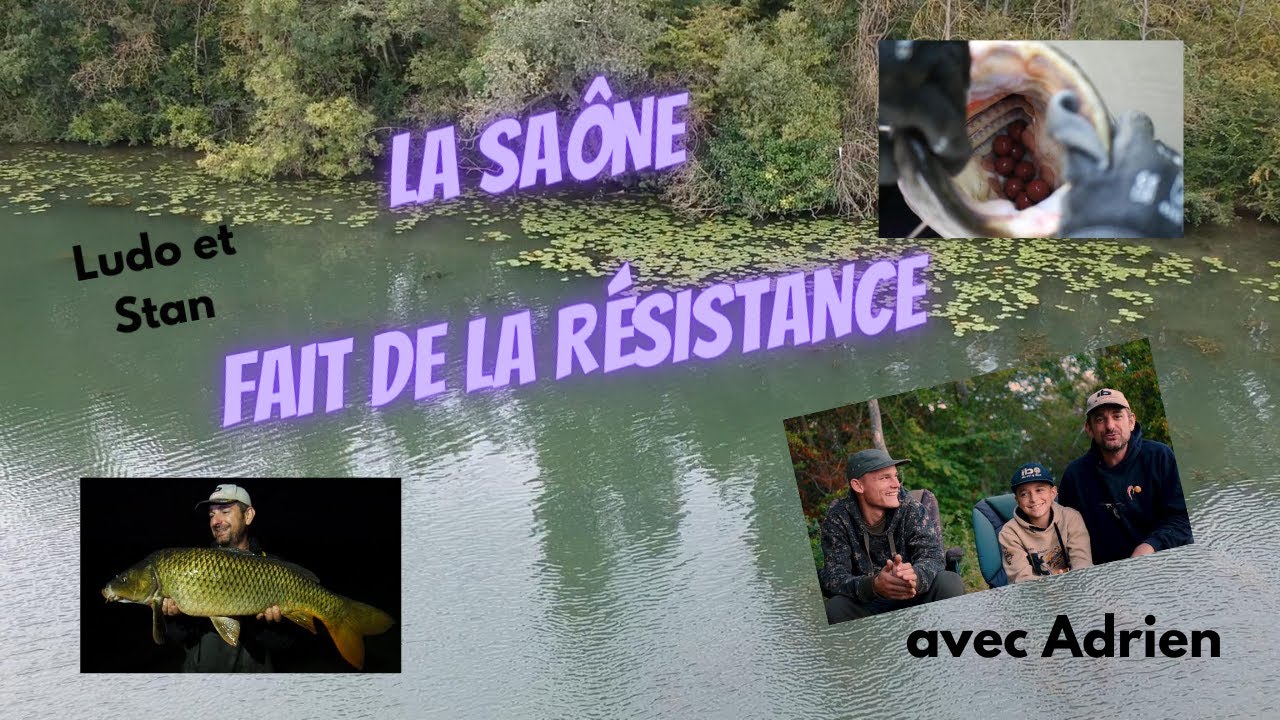 Ludo et Stan // Session sur la rivière Saône. Pêche difficile de la carpe sur cette superbe rivière.