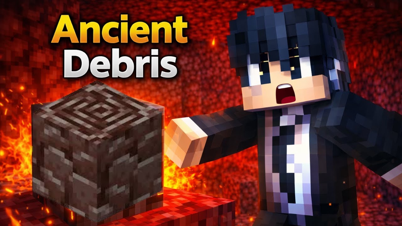 I Finally Found Ancient Debris 🔥 in this Minecraft Smp | Itz_Uzair