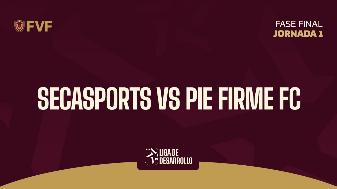 LIGA DE DESARROLLO FUTSAL FEMENINO / SECASPORTS VS PIE FIRME FC