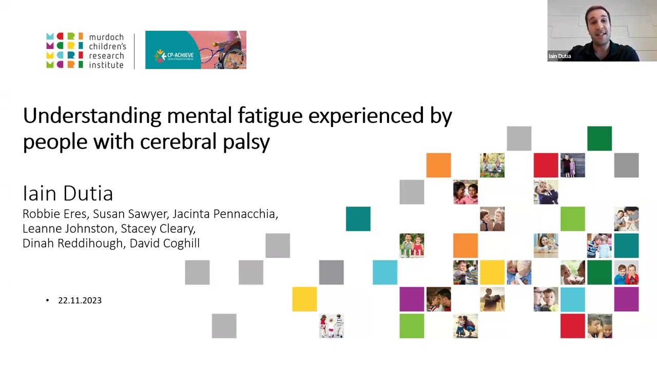 Understanding mental fatigue experienced by people with cerebral palsy