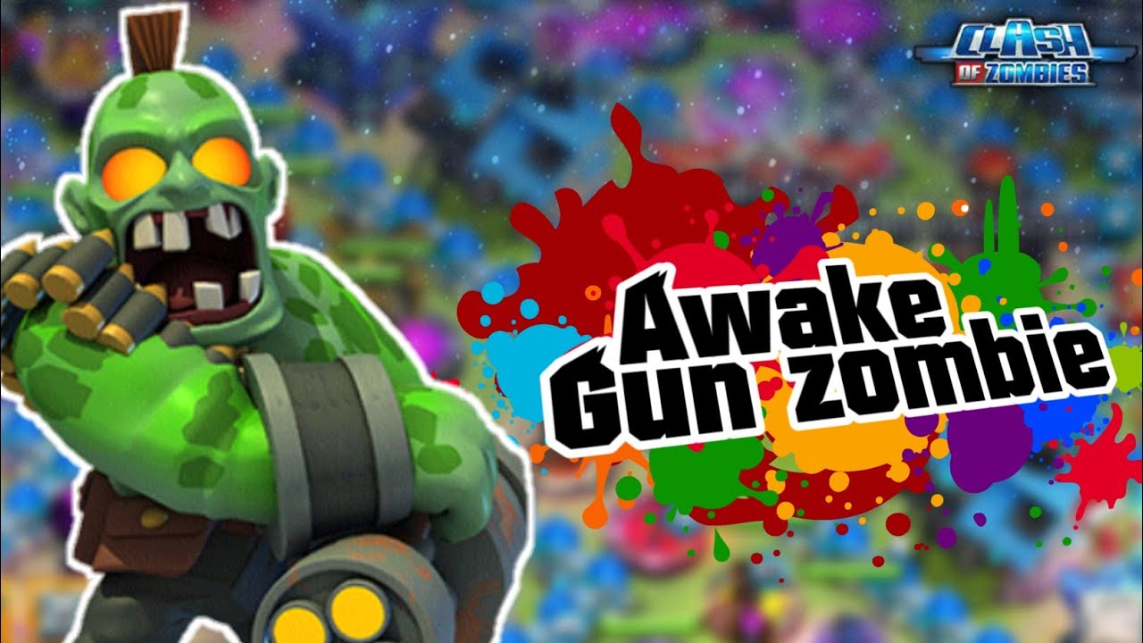 AWAKE GUN ZOMBIES IN ACTION | CLASH OF ZOMBIES