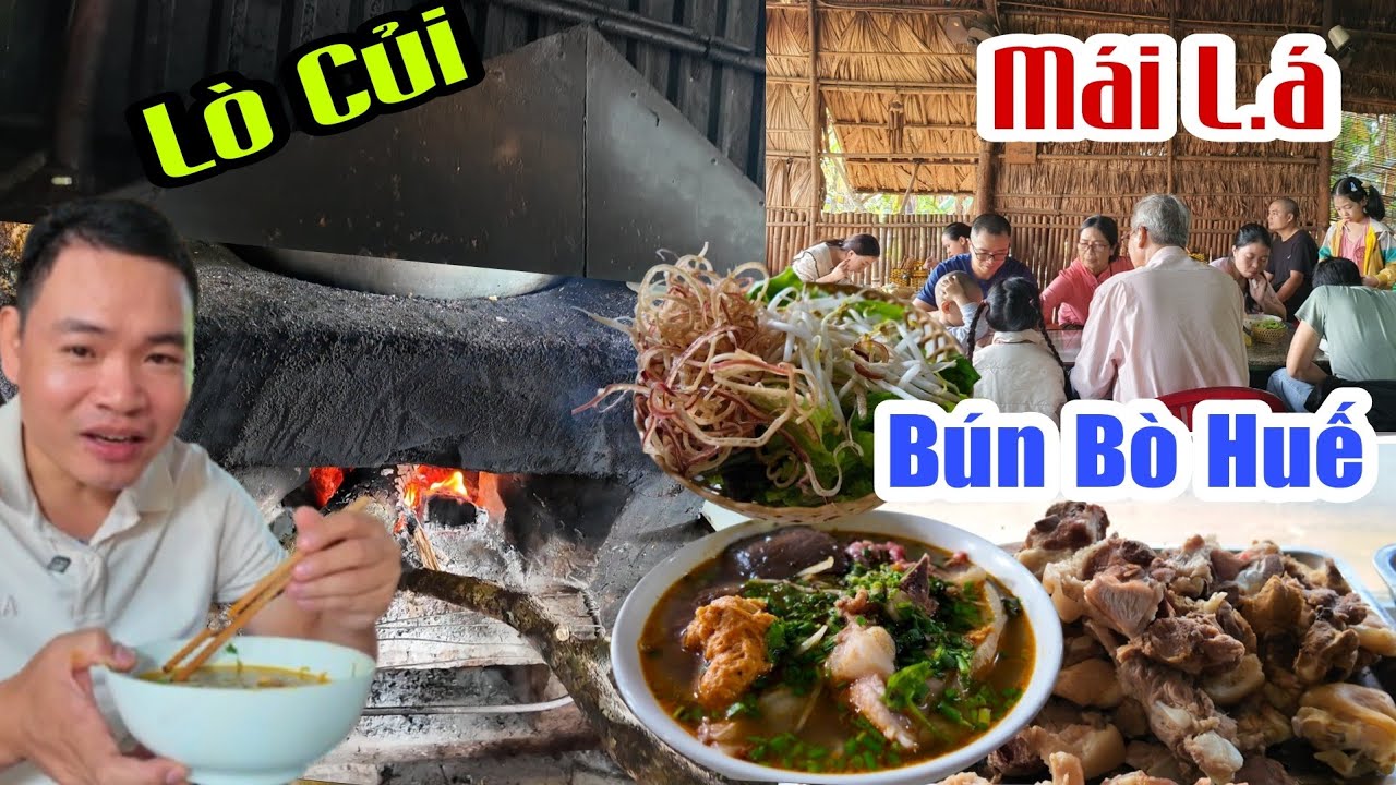 Không Ngờ Huế Vẫn Còn Nồi Bún Bò Chính Gốc Có Cái Lò Củi Không Giống Ai