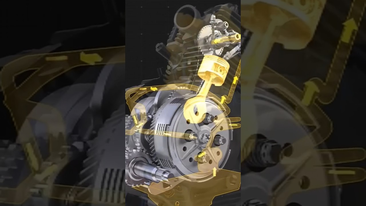 How Motorcycle Engine Oil Works #motorcycle #motorcycleengine #engineoil
