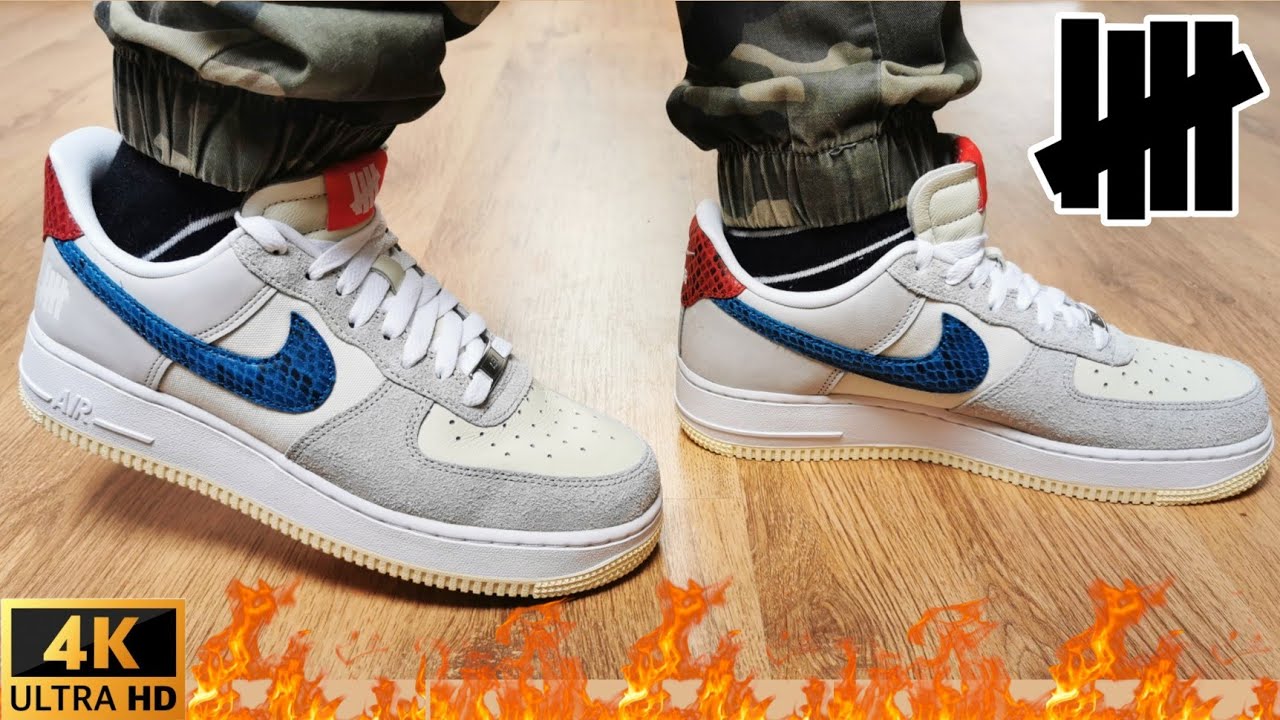 Nike Air Force​ 1​ SP UNDEFEATED​ 5 ON IT DUNK vs. AF1 / DETAIL &​ ON​ FEET​ / EP.241