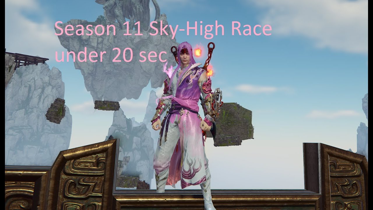 Naraka Season 11 Sky-High Racing under 20 seconds!