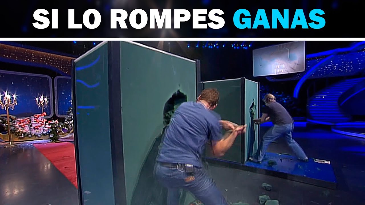 SI ATRAVIESAS LA PARED GANAS $3,500,000 - Concursos de TV m&aacute;s Extremos PARTE 3