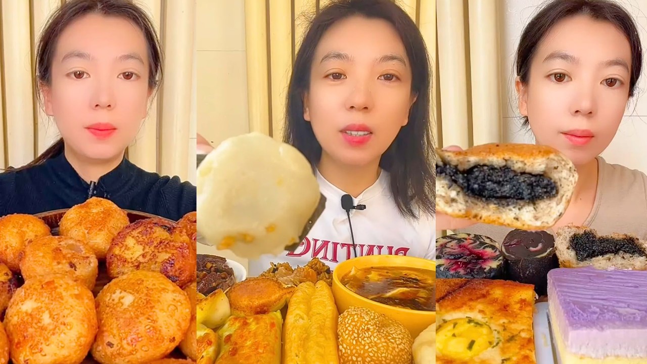 Traditional Chinese Homemade Food Eating Show | Buns Noodles & Desserts Mukbang #153