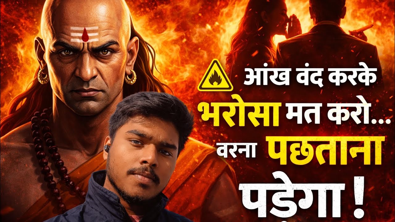 “Aankh band karke trust karna band karo… warna pachtana padega. 🔥” @Amazingfacts_091 #chanakyaniti 