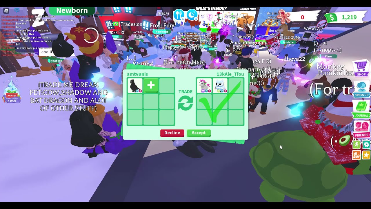 Trading a Crow in Roblox Adopt Me -  AdoptMeTradingValues com