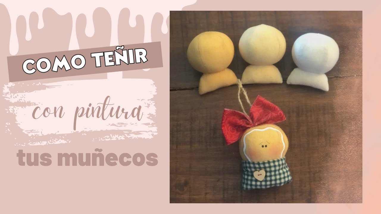&iexcl;Transforma tus telas con pintura! Aprende a te&ntilde;ir f&aacute;cilmente para darle color a tus mu&ntilde;ecos de tela