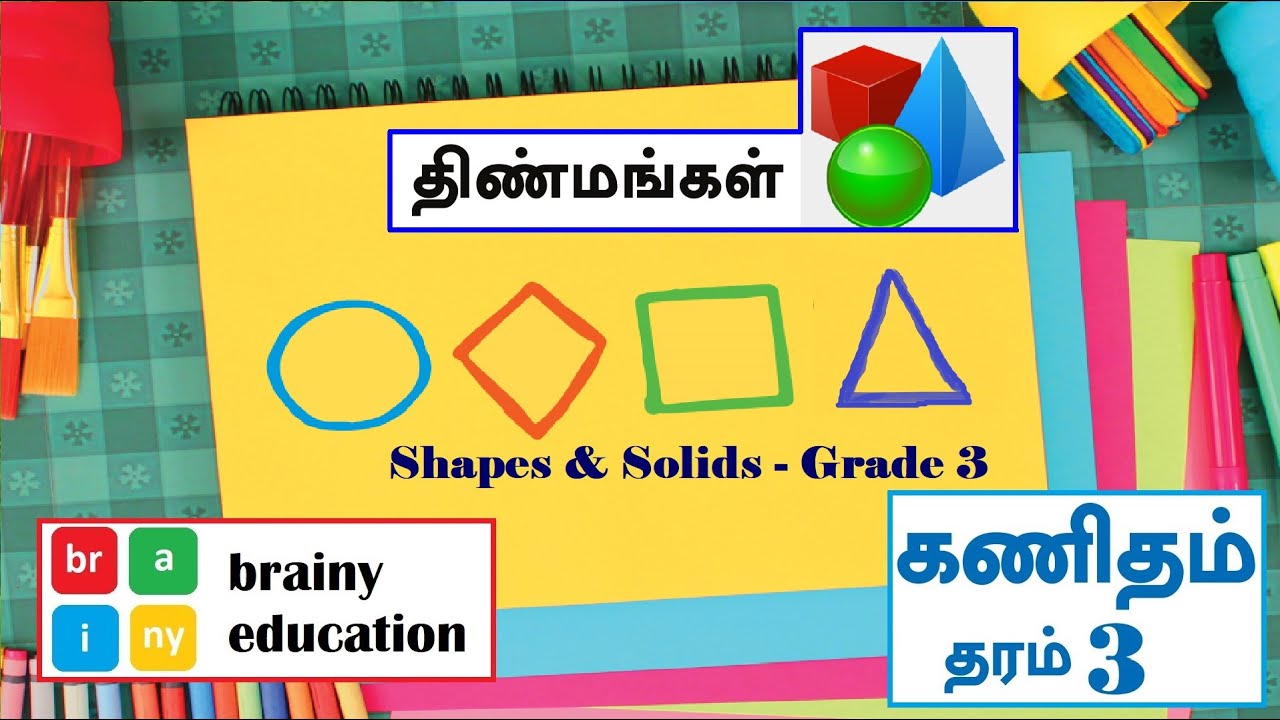 தரம் 3  கணிதம் l திண்மங்கள்  l Solid Objects - grade 3 - Maths (Thinmankal)
