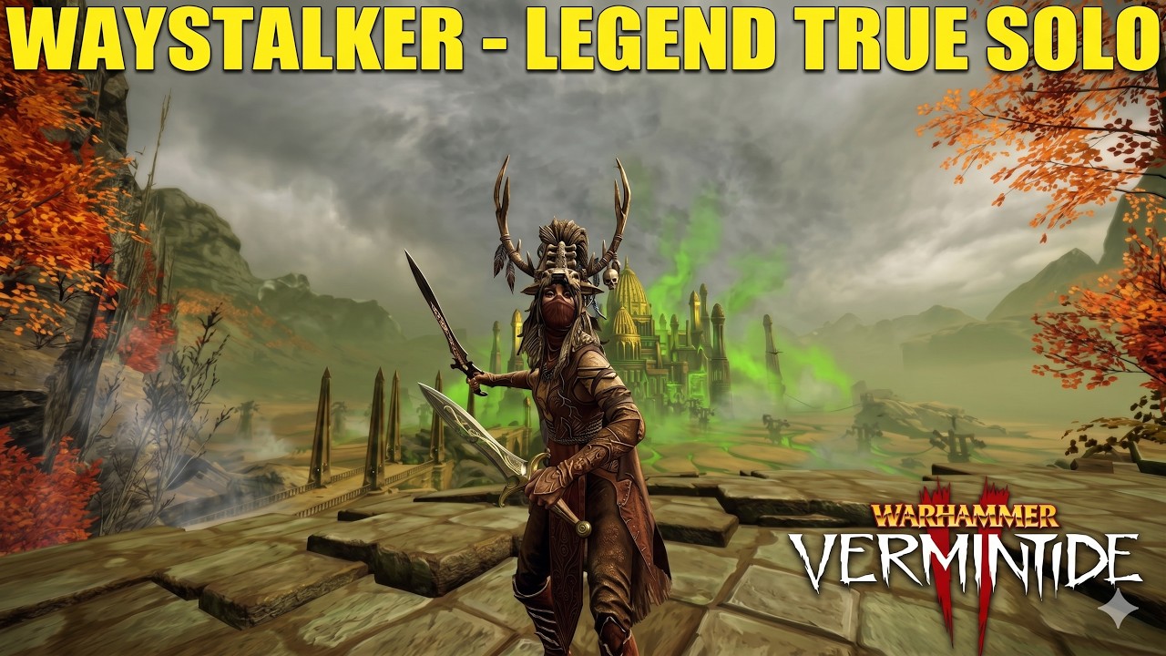 The Forsaken Temple - Waystalker - Legend True solo - Sword Dagger/Hagbane - Warhammer Vermintide 2