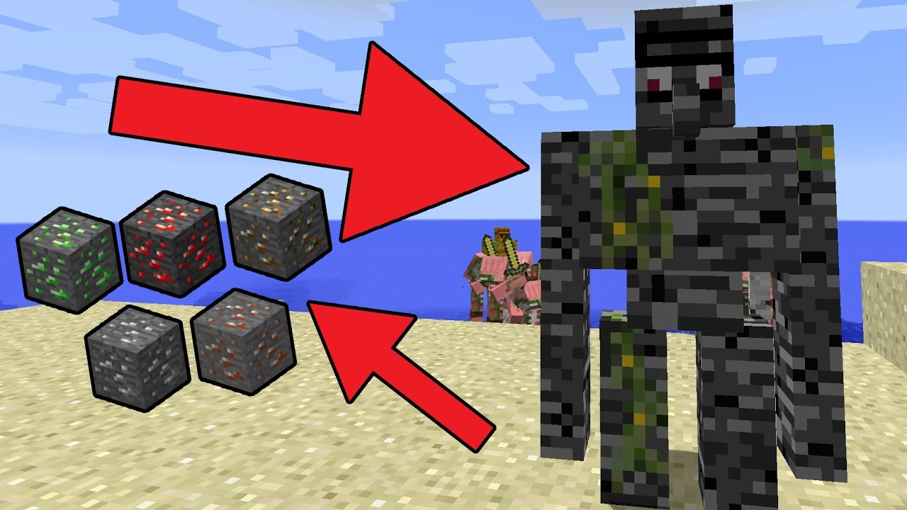 GOLEMS van ELK MATERIAAL in MINECRAFT! *NIEUW*