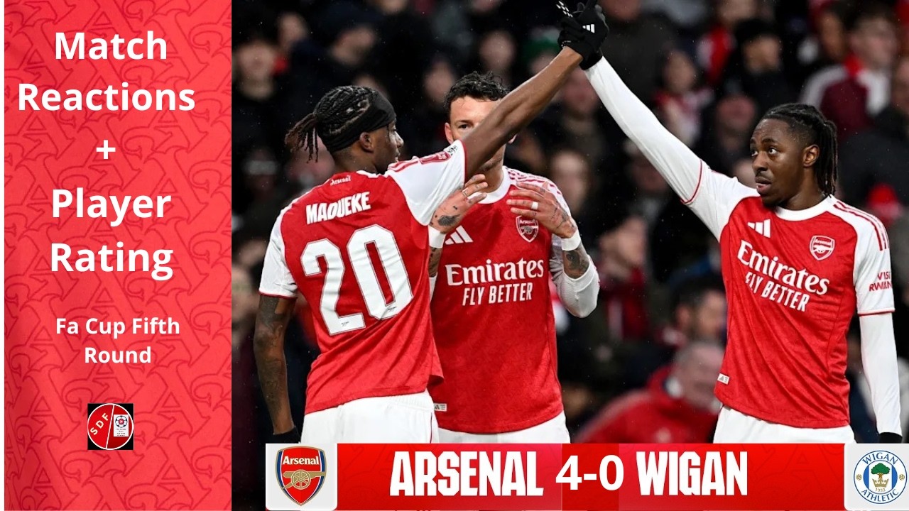 Arsenal 4-0 Wigan Athletic Fa Cup 4th Round Reaction