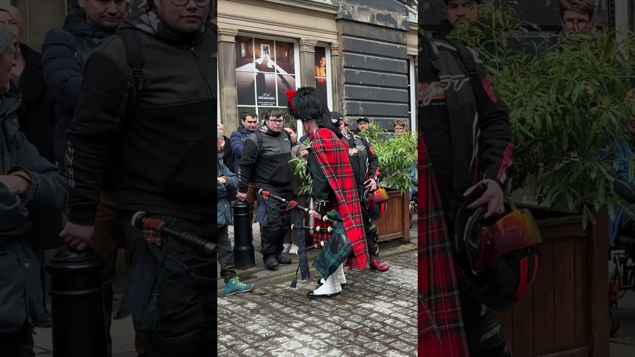 A soldier, a piper, and his brothers. #shorts #soldier #bagpiper#brothers #army #scotland