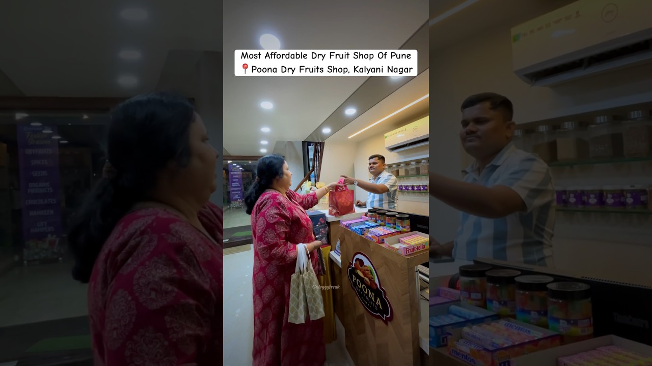 Most Affordable Dry Fruit Shop Of Pune - Poona Dry Fruit Kalyani Nagar #shorts #viral #dryfruits