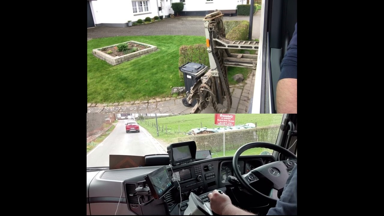 Was macht eigendlich ein Seitenladerfahrer bei der Müllabfuhr?