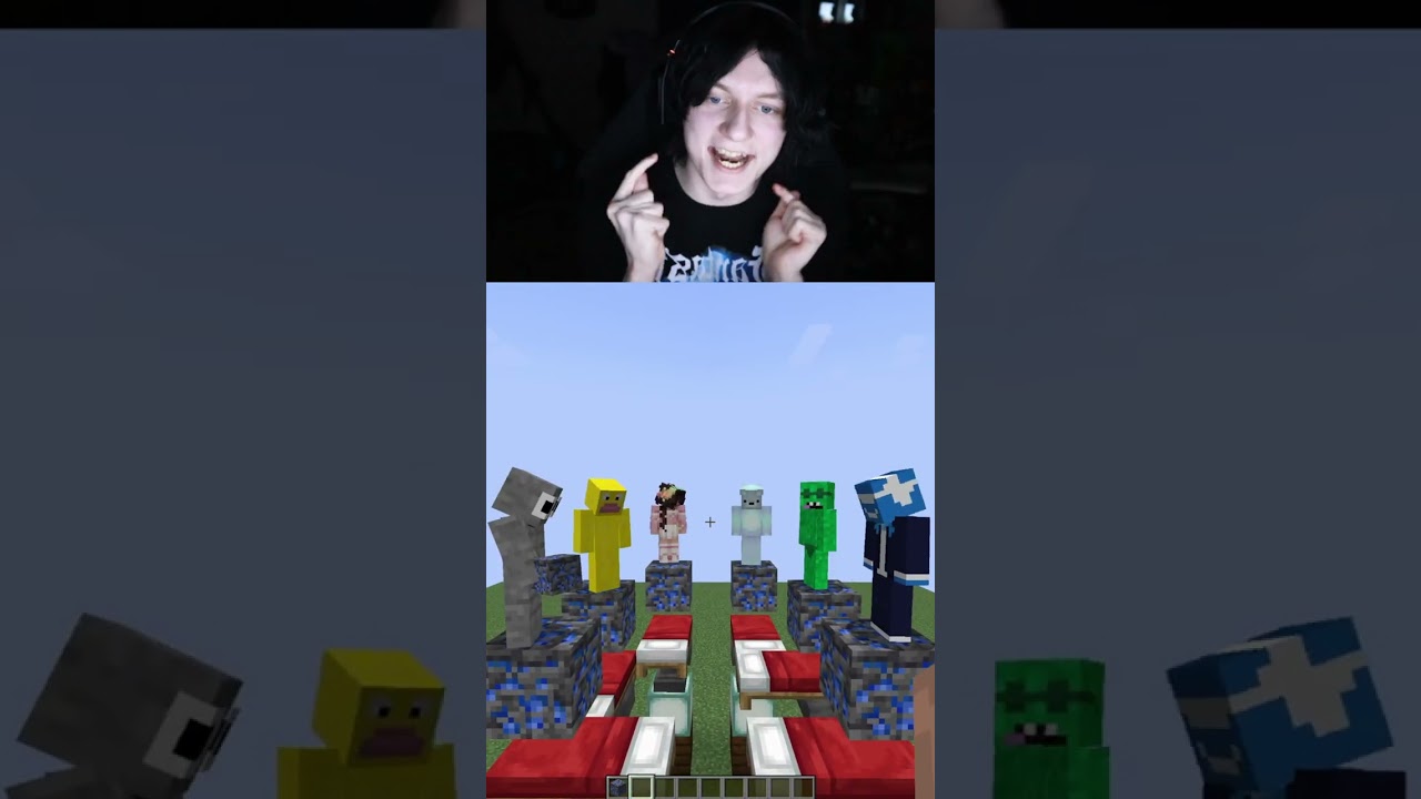 HOW DID WE KEEP MATCHING?! #minecraft #funny #gaming #youtube #memes #shorts #ytshorts