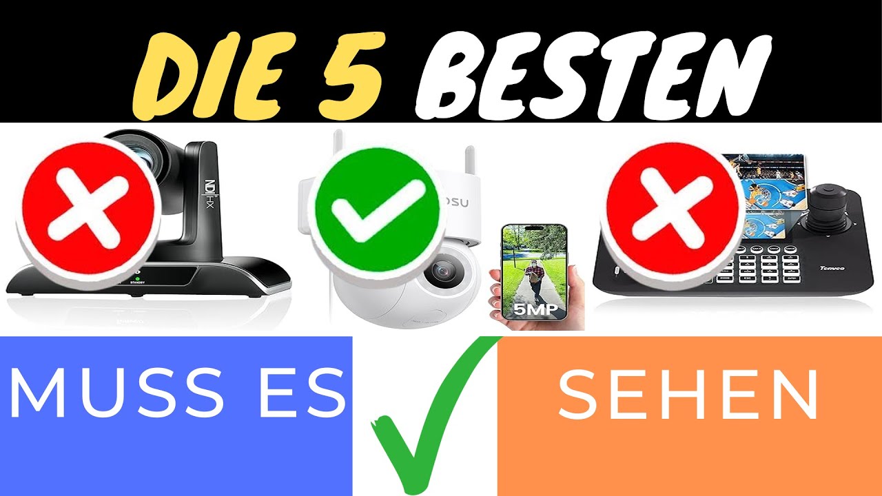 DIE 3 BESTEN PTZ-KAMERAS 2025 📷🔥 | UNVERGLEICHLICHE BILDQUALITÄT & FUNKTIONEN!