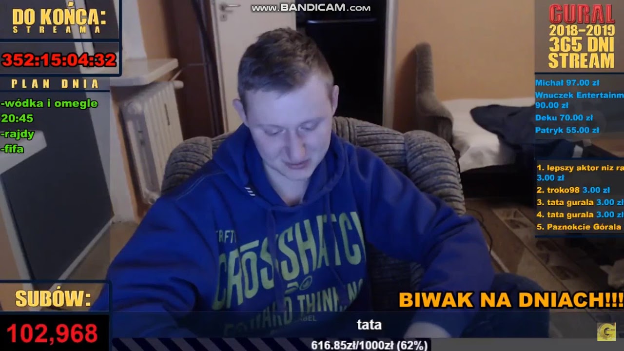 GURAL PŁACZĘ ZE SZCZĘŚCIA  TATA JAKO 1 ZŁOŻYŁ ŻYCZENIA Z OKAZJI 100 K SUBÓW !!