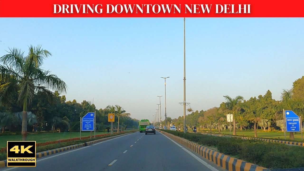 🇮🇳 Delhi Airport & Diplomatic Area Drive: India 2022