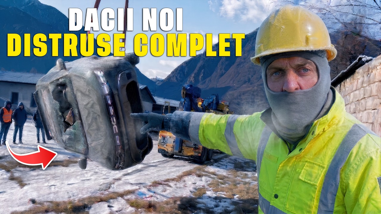 TRANSPORTOR CU *DACII* NOI DISTRUS COMPLET!