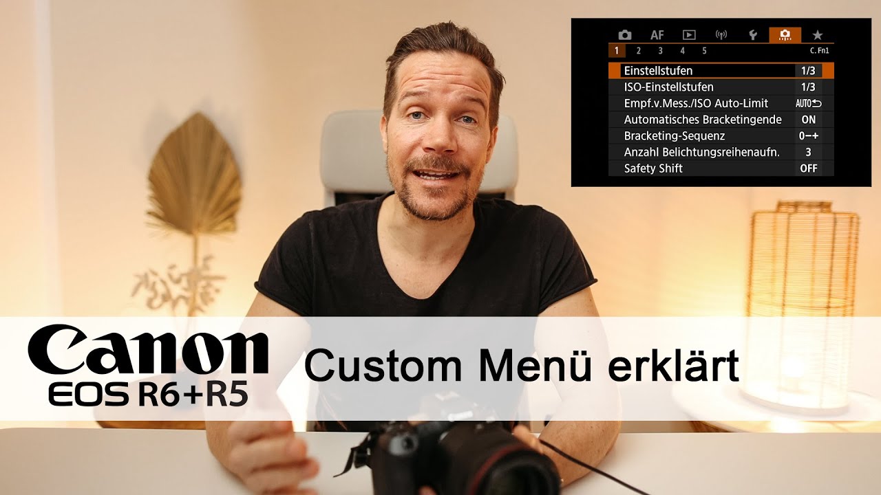 Benutzereinstellungen - Oranges Menü - Canon EOS R5 und R6