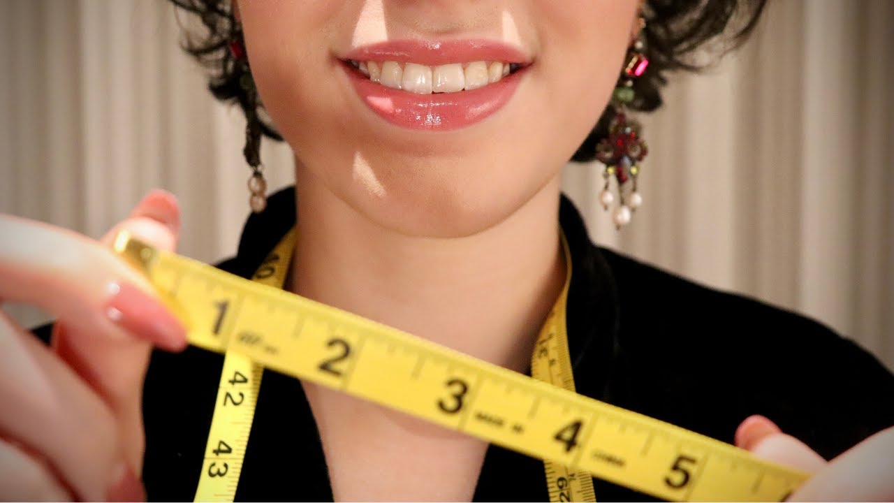 ASMR⼁MEASURING YOU (Personal Attention, Writing Sounds, Inaudible/Unintelligible Whispering)