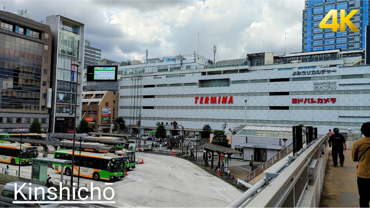 [4K Japan] Walking Around Kinshicho