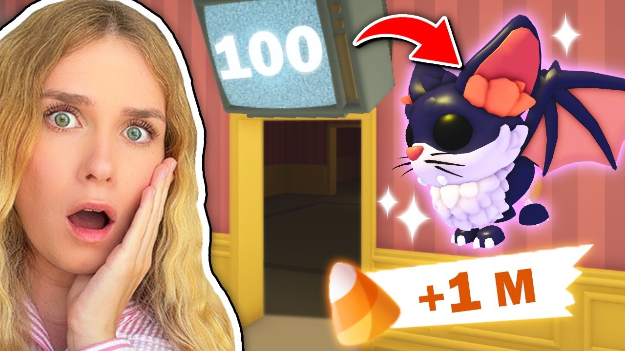 FIRST To DOOR 100 WINS In NEW Adopt Me HALLOWEEN Update! (Roblox)