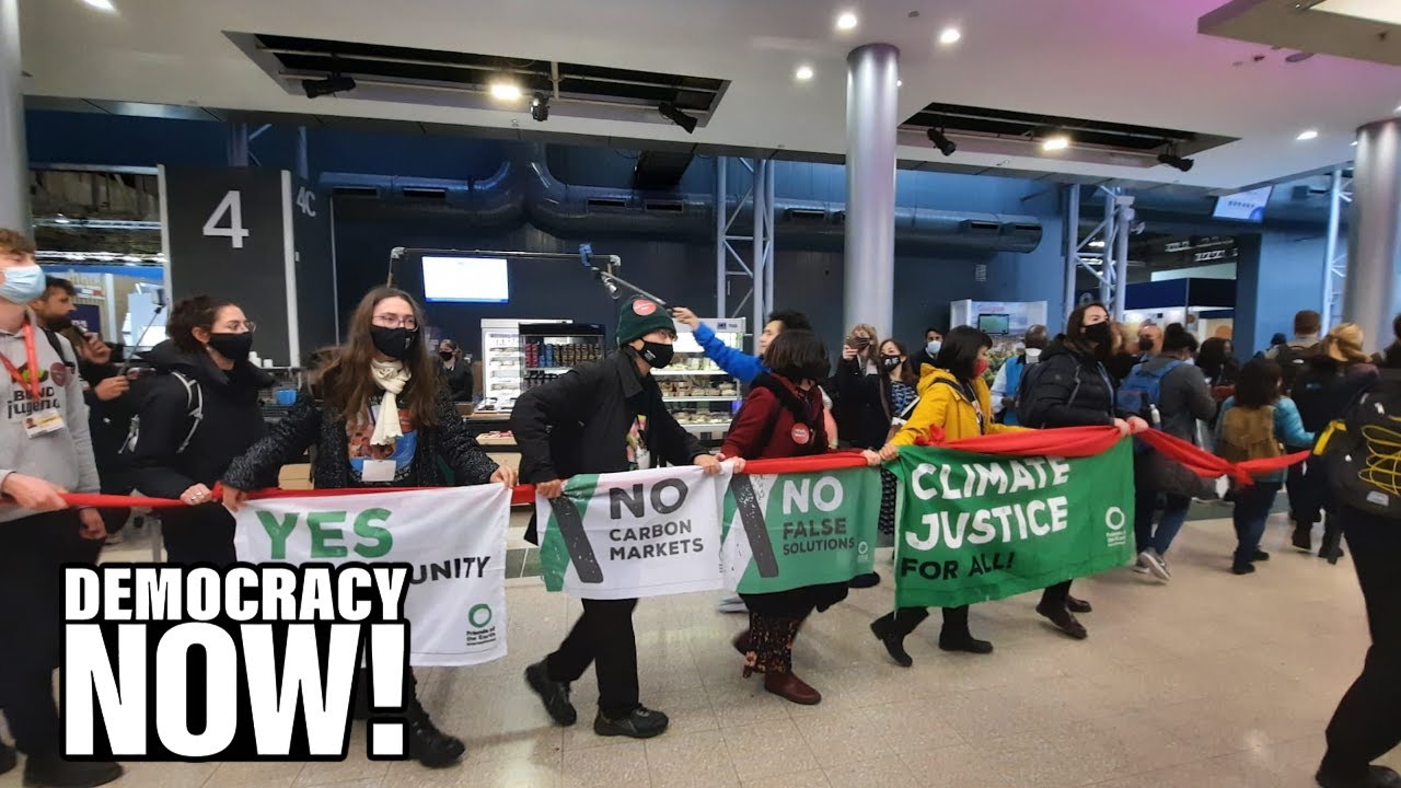 Walkout: Outraged by New COP26 Pact, Civil Society Holds People’s Plenary & Leaves Climate Summit