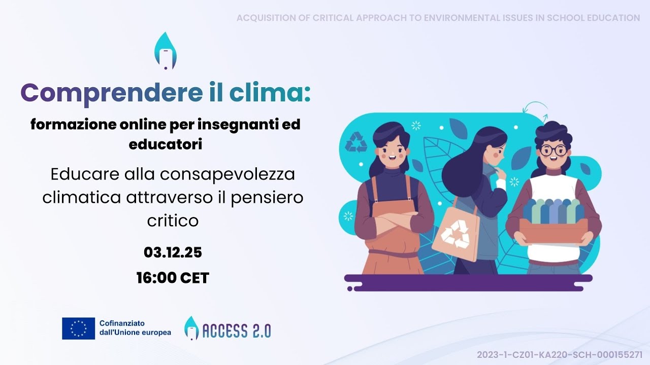 Comprendere il clima: formazione online per insegnanti ed educatori (Progetto ACCESS 2)