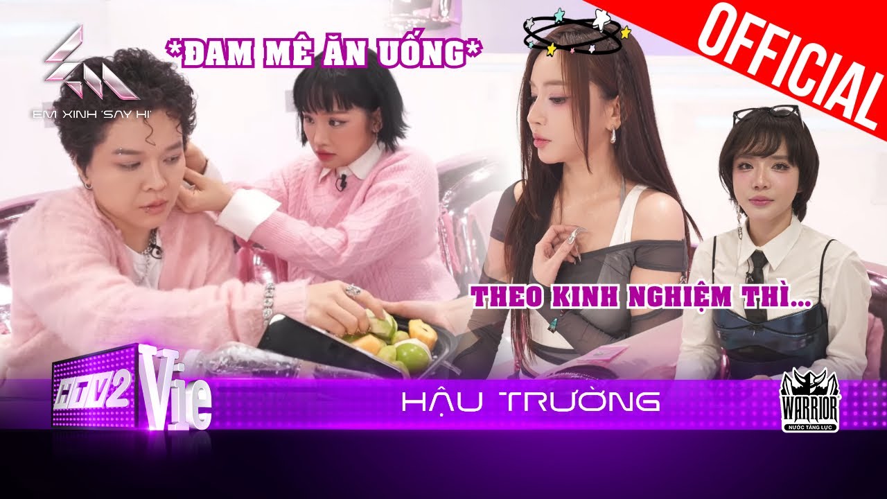 [BTS] Miu Lê Tiên Tiên đam mê ăn uống, Bích Phương vận dụng kinh nghiệm suy đoán | Em Xinh Say Hi